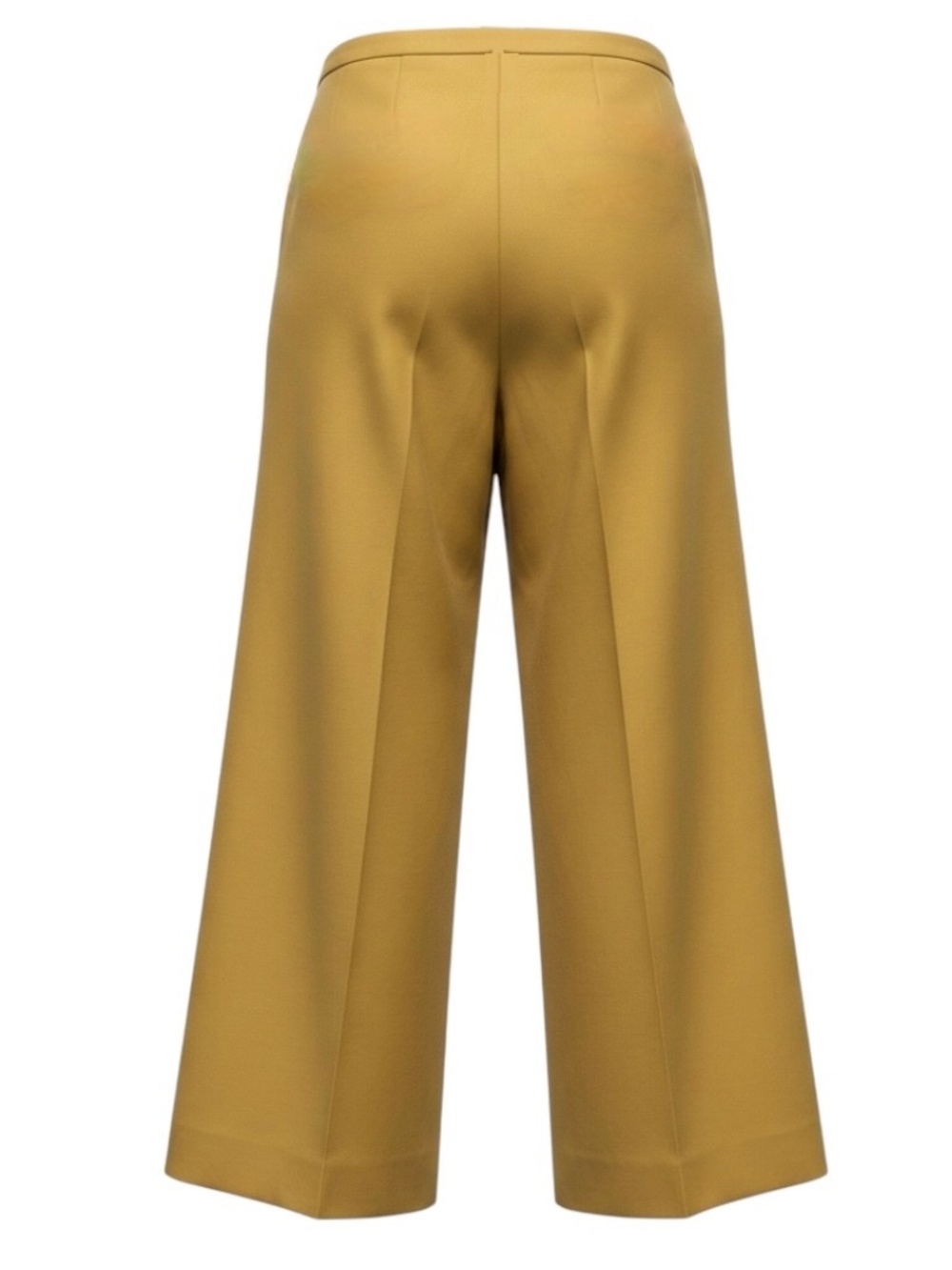 KHAITE TAN WIDE LEG COTTON PANTS / TROUSERS - Picture 3 of 6